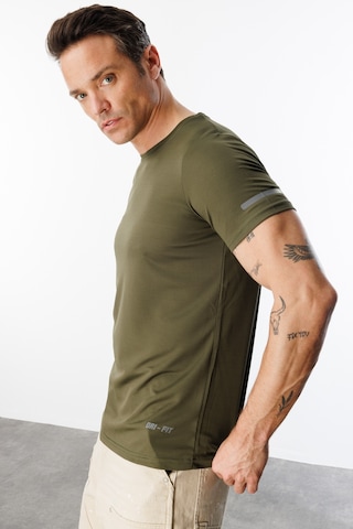 Genius Store Erkek Nem Emici Hızlı Kuruma Atletik Teknik Performans Spor T-shirt Drıfıt-kısakolnew Haki
