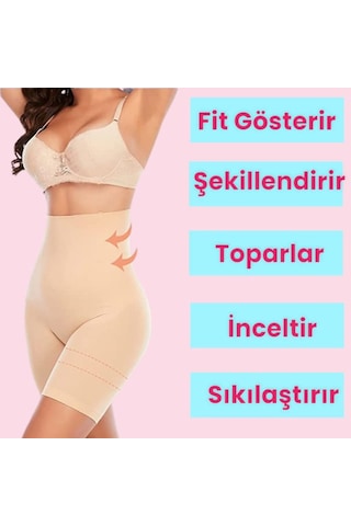 Mood Agenda Kadın Yüksek Bel Basen Toparlayıcı Korse Ten Rengi