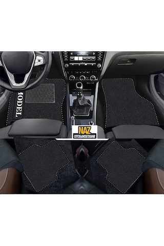 Ford Focus 3 2011-2014 Siyah Halı Siyah Kenar Petek Topuk