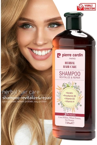 Pierre Cardin Herbal Onarıcı ve Canlandırıcı Etkili Bitkisel Şampuan 750 ML