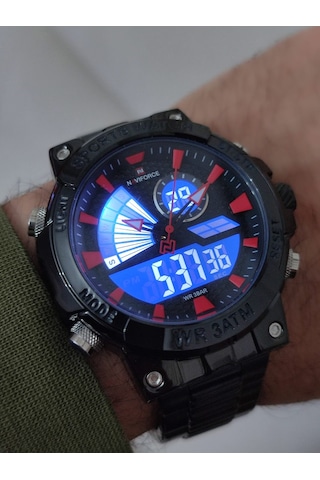 Naviforce Erkek Kol Saati Çift Kordonlu Dijital & Analog 2102