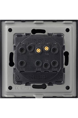 Dealuxx Cam Çerçeveli Tek Tuşlu Anahtar 194478119