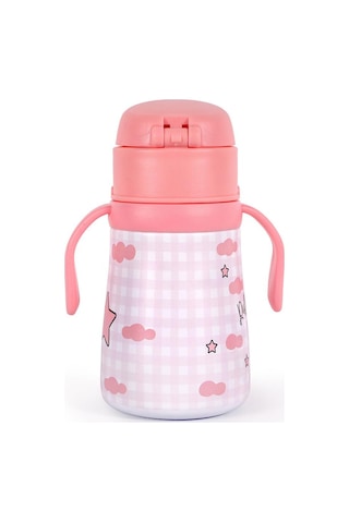 Milk&moo Çelik Küçük Çocuk Matarası Çançin 360 Ml Pembe