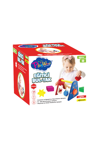 PlayWood Ahşap Eğitici Bul-Tak ONY-315