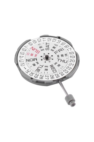 Xurunkeji Miyota Gm02 Gm00 Hareketi İçin 065-543 Gövdeli 3 İbreli Tarih 3 Metal Kuvars Saat Hareketi Yedek Parçaları Siyah