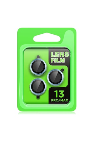 İphone 13 Pro Max Raze Metal Kamera Lens - Gri