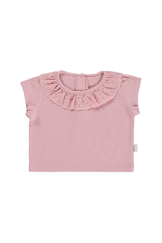 Civil Baby Yaka Brodeli 6-18 Ay Tişört - Pembe