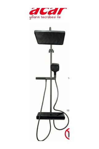 Nemo Banyo Yağmur Duş Sistemi Acar 04.04.093 Açık Gri
