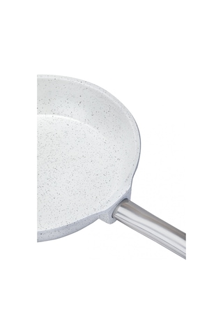 Taç Aksu Granit Döküm Tava 26 CM Beyaz