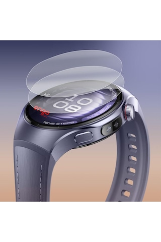 Huawei Watch Gt 5 Lte 46 Mm Şeffaf Tpu Ekran Koruyucu 2'li