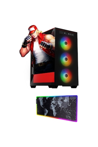Ramtech Blaze X110 i7-4770 16 GB 480 GB SSD 4 GB GTX1050Ti Free Dos Masaüstü Oyuncu Bilgisayarı