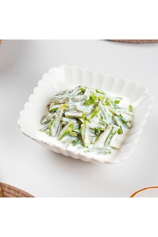 Porsima 1750n Porselen Kase Kare Desenli Derin Salata Kase 16cm