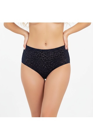 Bonbon Kadın Yüksek Bel 2'li Paket Slip Külot Bb2175 Siyah