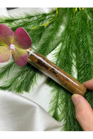 Kına Nişan Nikah Düğün İsteme Hediyelik Cam Tüp Kahve / Kına Seçenekli Şefaf