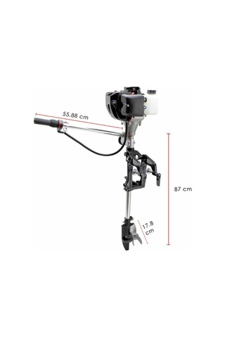 İtal Lc550b Benzinli Tekne Motoru 2.5 Hp