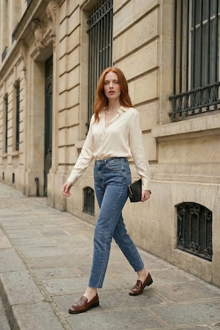 Hiccup My Fashıon Yüksek Bel Dar Kesim Skinny Kot Pantolon Lacivert 06