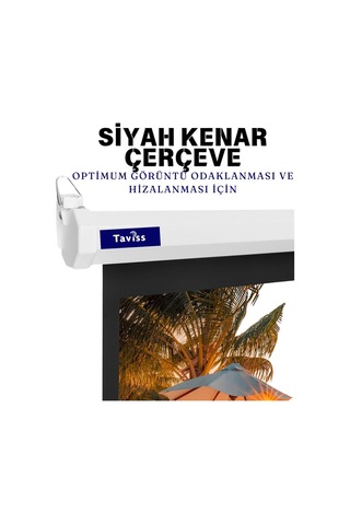 240x200 Cm Storlu Manuel Projeksiyon Perdesi