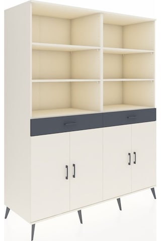 Kronos Gardrop 10 Raflı 2 Çekmeceli 4 Kapaklı 176x59x221 Aytaşı-aytaşı/antrasit Aytaşı/antrasit