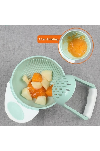 Bebek Ek Gıda Öğütme Kabı Bebek Manuel Öğütücü Çocuk Meyve