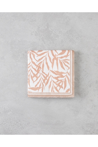 English Home Nutmeg Kağıt 20'li Kağıt Peçete 33x33 Cm Kahverengi