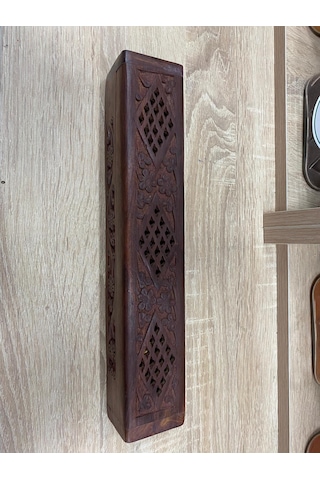 Tütsü Tabut 30 Cm Kare Oymalı