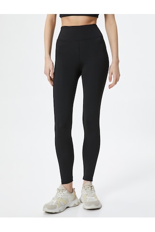 Koton Spor Tayt Yüksek Bel Skinny Siyah 4sak40005nk 4SAK40005NK999 Siyah