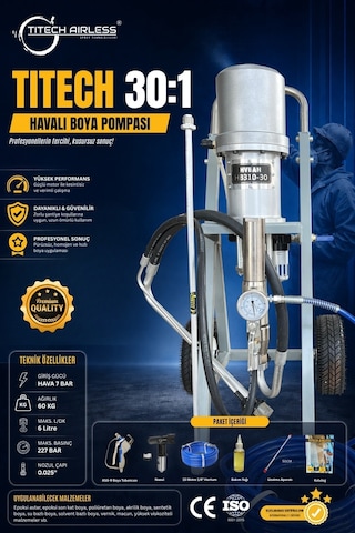 TITECH 30:1 Havalı Boya Pompası -