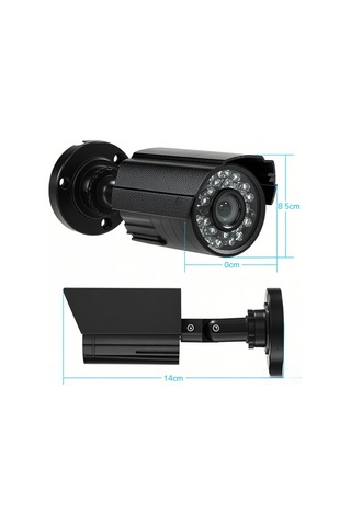 Monyee Ip66 Su Geçirmez 1200tvl Bullet Cctv Kamerası, 24 Infrared Işık, Gündüz/gece Net Görüntü, Pal Sistemi Abd, Kanada, Japonya Dışında