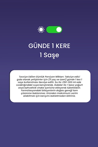 Erbatab Hidrolize Kollajen 5000 Mg 30 Saşe