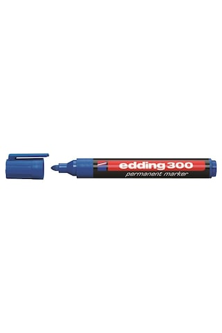 Edding 300 Mavi Permanent Marker Kalem Mavi
