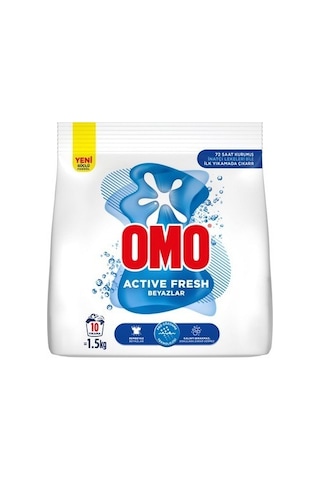 Omo Active Fresh Beyazlar Toz Deterjan 2 x 1500 G