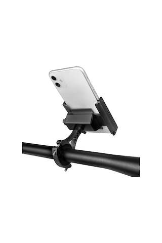 Cyclıngbox-yükseltilmiş Alüminyum Alaşım Bisiklet Cep Telefonu,ya18857b-1 Siyah