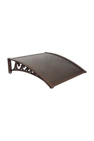Pratik Sundurma Kapı Pencere Üstü 100x100 Cm Bronz 6 Mm Levhalı Bronz