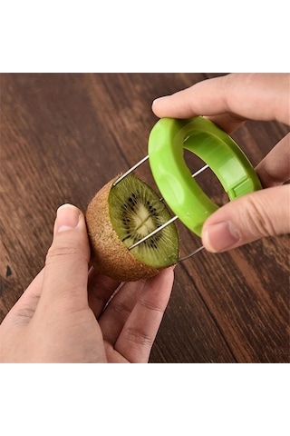 Trendooze Kivi Mango Papaya Ananas Manuel Dilimleyici Ergonomik Sarı Saplı Soyucu 1 Adet Gaojunshop01 Yellow Sarı