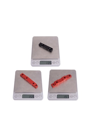 Teltree Yol Bisikleti İçin Alüminyum Düz Montaj Fren Adaptörü - Siyah / Kırmızı Seçenekli, Ff140 / Ff160 / Fr160 Modelleri Siyah