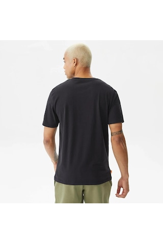 Timberland Tree Logo Camo Erkek Tişört Siyah 001