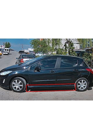 Peugeot 308 Marşpiyel Sağ Sol Takım Fiberglass Boyasız Uyumlu