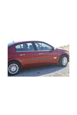 Renault Megane 2 Krom Kapı Direği 4 Parça 2003-2008 Paslanmaz Cam Direği
