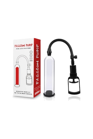 Truva Shop Passion Pump Penis Pompası Vakum Pompa + Penis Pompası 3 Yedek Başlık