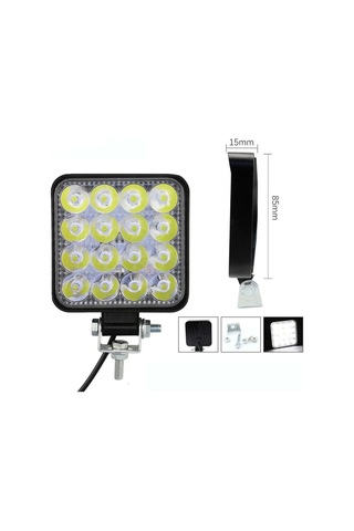 12-24v 16 Led Offroad Atv Kamyon Tır Traktör İş Makinesi