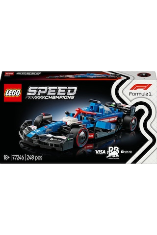 LEGO® Speed Champions Visa Cash App RB VCARB 01 F1® Yarış Arabası 77246 - Yetişkinler için Koleksiyonluk Yarış Arabası Yapım Seti (248P)