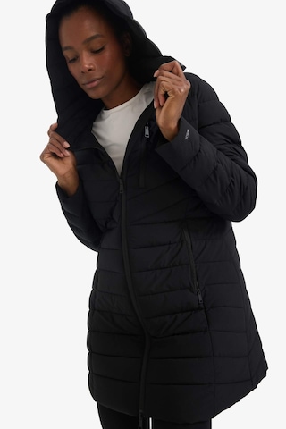 Defacto Defactofit Su İtici Regular Fit Kapüşonlu Şişme Parka Mont C6035ax25wnbk81 Siyah-bk81