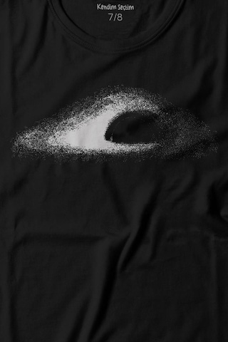 Kendim Seçtim Kara Delik Uzay Zaman Galaksi Karadelikler Cosmos Kümesi Baskılı Tişört Çocuk T-shirt 001