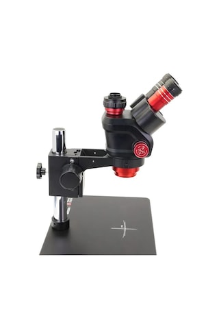 Myscope My-7s Trinoküler Stereo Mikroskop 6.5x-58x Sürekli Zoom 360 Ayarlanabilir Elektronik Tamir Mikroskobu