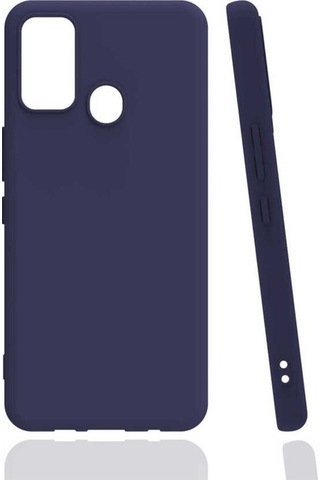 Tecno Spark 7t Kılıf Zore Biye Silikon Lacivert