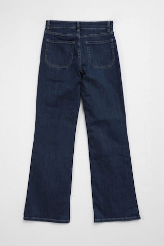 Bluew White Kadın Mavi Likralı Esnek Flare Jean Pantolon