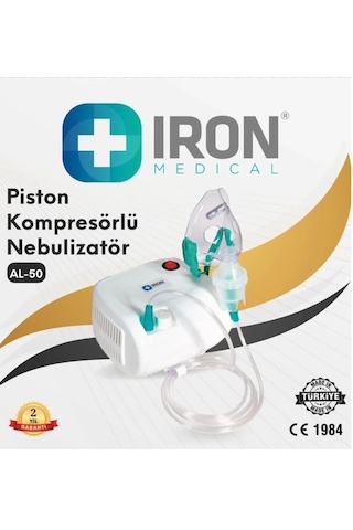 Iron AL50 Kompakt Kompresörlü Nebulizatör Cihazı