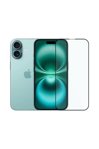 Safeus Tam Kaplayan Parmak İzi Bırakmayan Safir Ekran Koruyucu Cam , Apple Uyumlu iPhone 16 İle