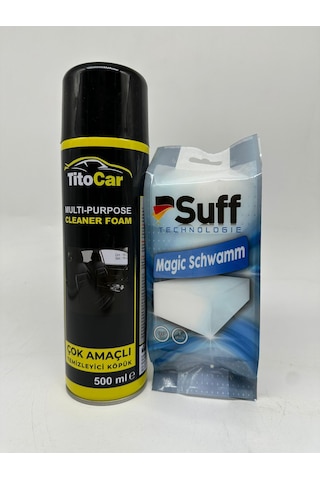 Titocar Çok Amaçlı Köpük Temizleyici Köpük & Sihirli Sünger