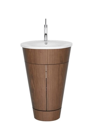 Duravit - Starck Yerden Dolap Ünitesi Amerikan Ceviz Lavabo Dahil - S1952001313a1- Diğer